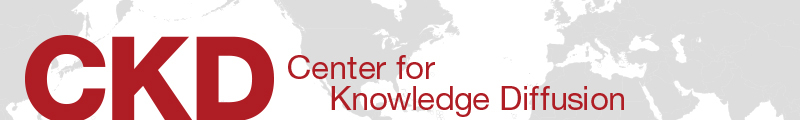 The Center for Knowledge Diffusion web banner